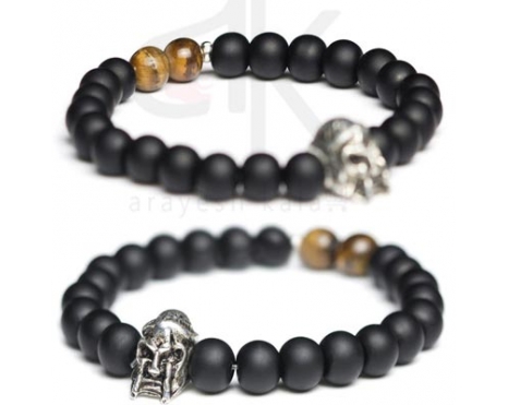 دستبند زیبایی کلاه خودی مشکی