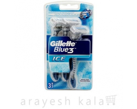 خود تراش 3 عددی ژیلت بلو تری آیس