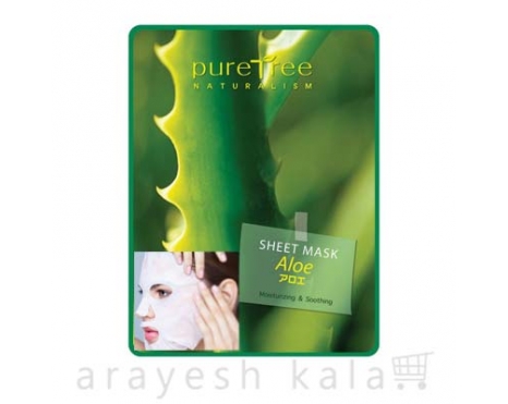 ماسک صورت نقابی برگرفته آلوورا پیورتری puretree