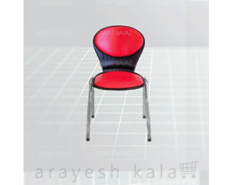 صندلی انتظار آرایشگاهی قرمز