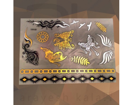 برچسب تاتو کردن موقت 